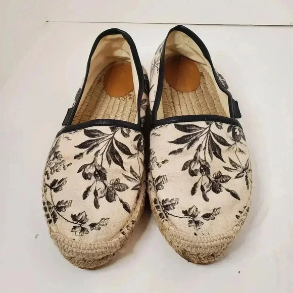 Gucci Canvas Floral Print Espadrille 39 - Picture 2 of 13